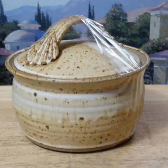 🇺🇸Signed Magnum Pottery Lidded Dish🍜Made In N.C. U.S.A.,Rob&Beth Magnum. - Picture 2 of 10